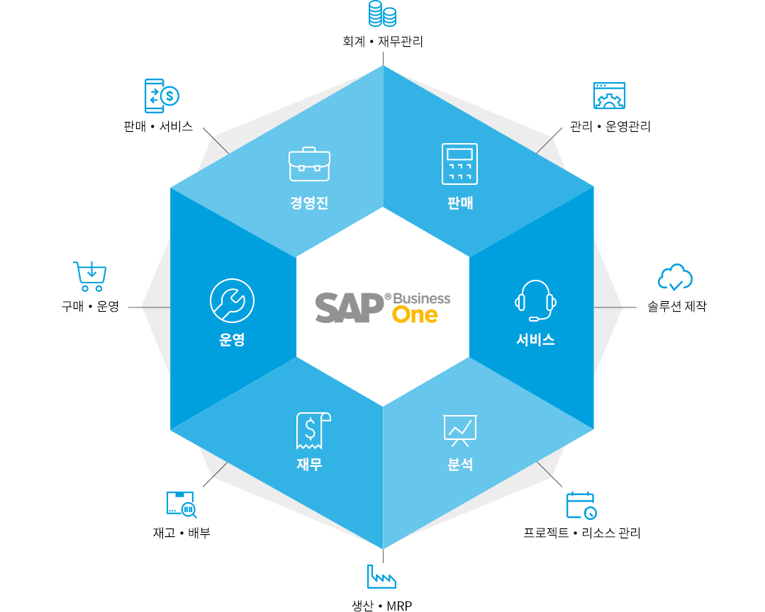 [그림4] 웅진 SAP Business One 서비스