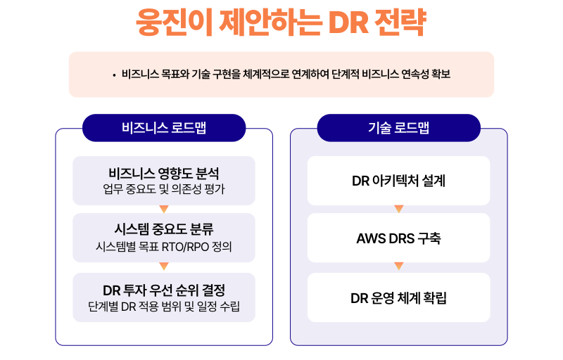 웅진이 제안하는 DR 전략